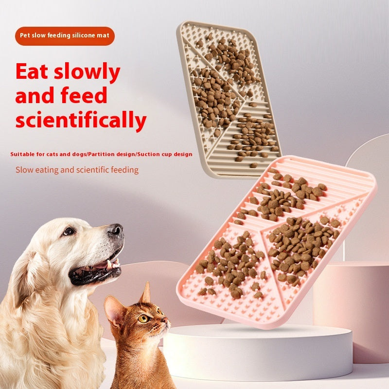 Pet Licking Mat With Suction—Perfect for Slow Feeding