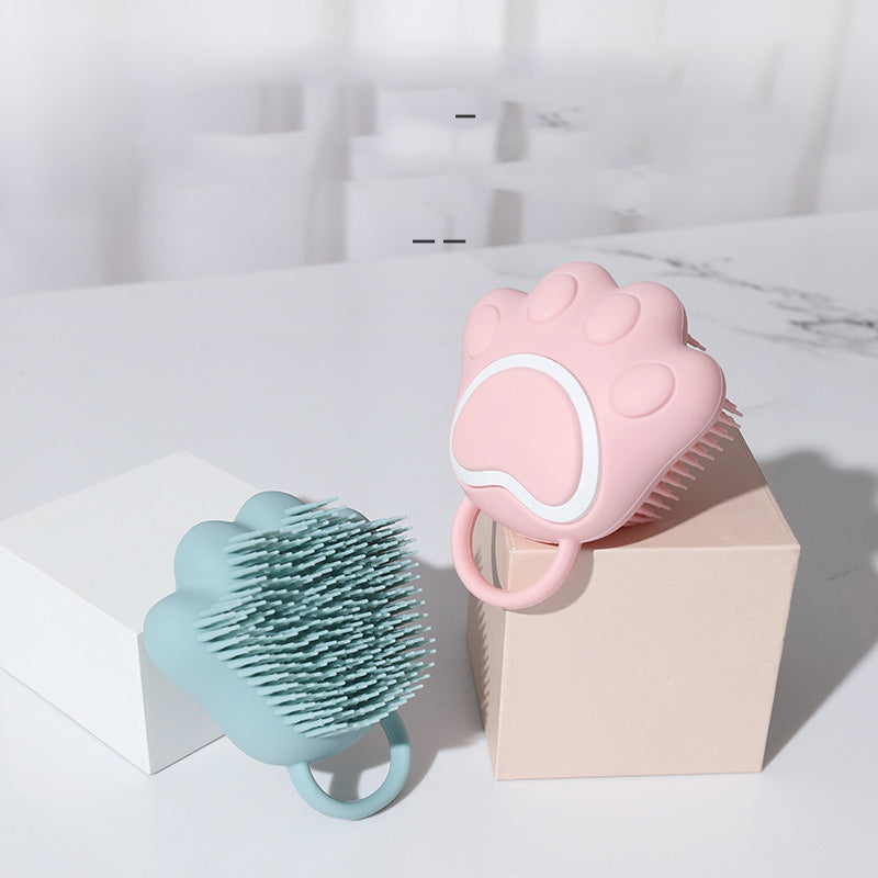 Soft Pet Bath Brush That Makes Wash Time Fun