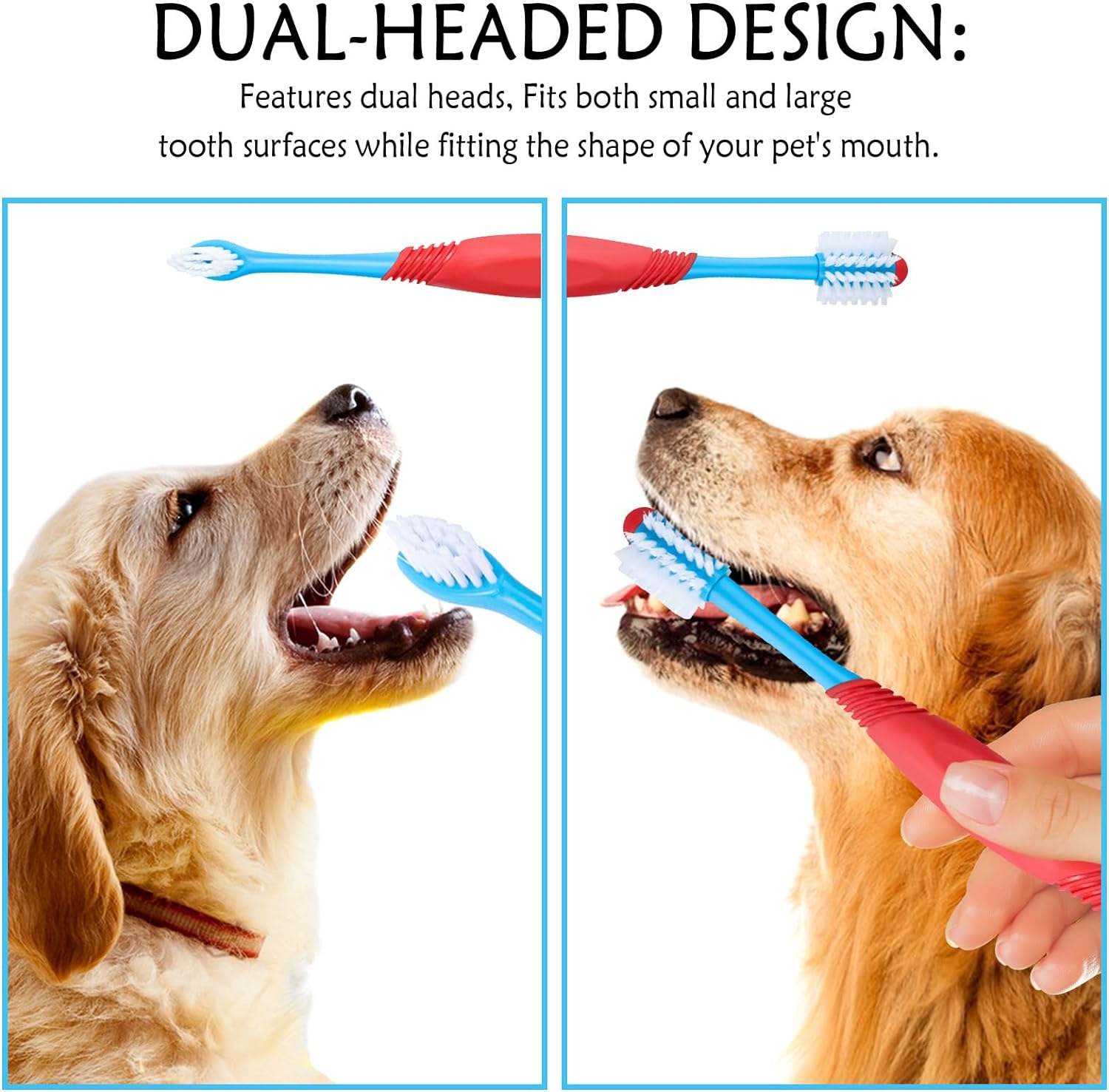 360° Pet Toothbrush for Easy, Gentle Dental Care