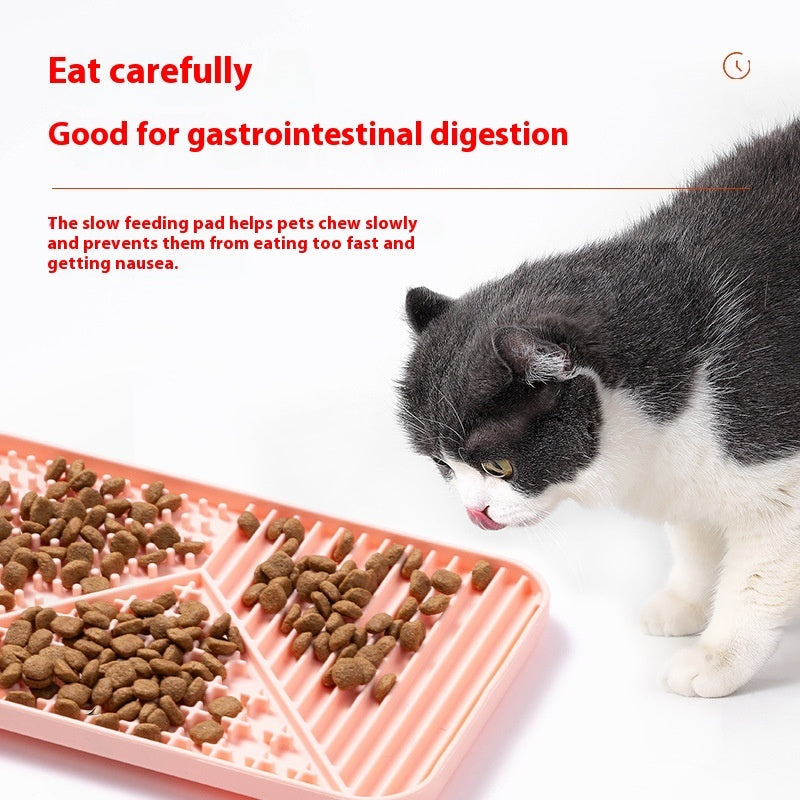 Pet Licking Mat With Suction—Perfect for Slow Feeding