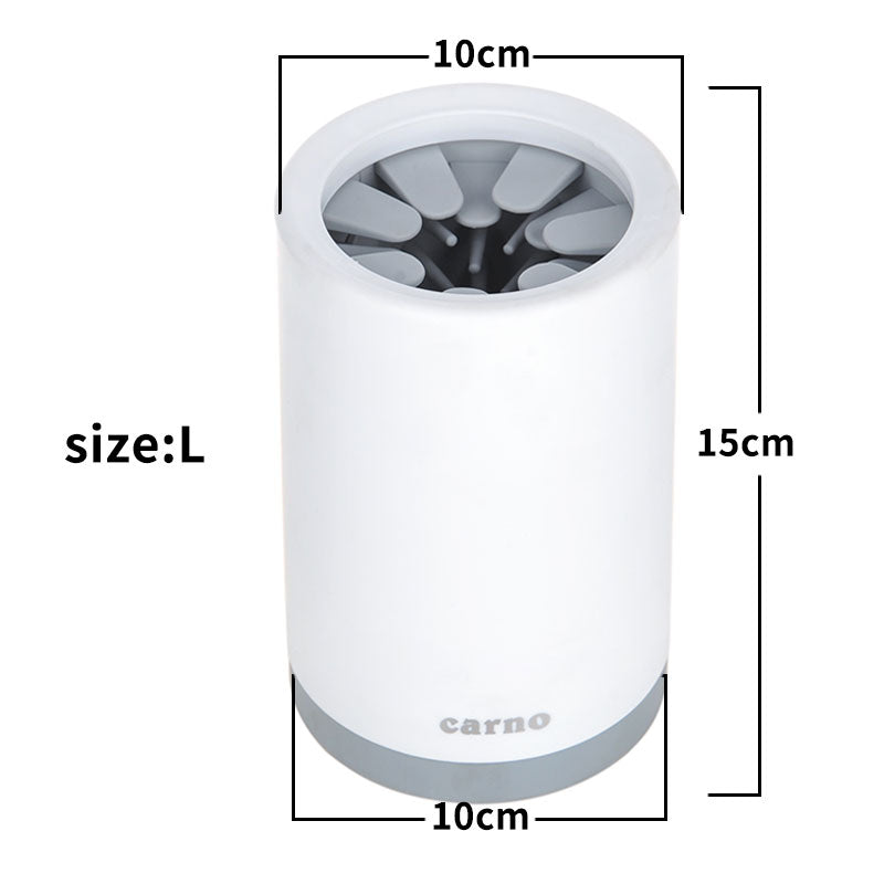 Easy-Clean Portable Paw Washer with Soft Silicone Comb