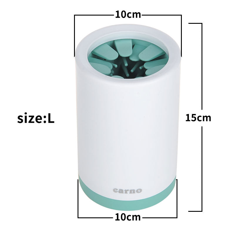 Easy-Clean Portable Paw Washer with Soft Silicone Comb