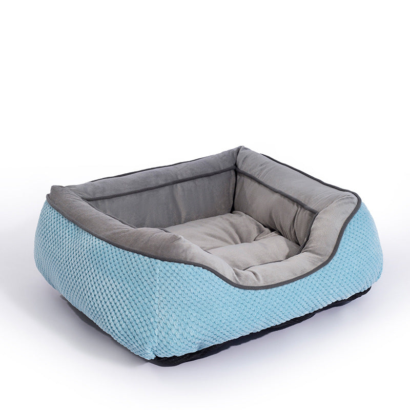 Calming Plush Dog Crate Bed – Faux Fur, Anti-Anxiety Crate Mat for Medium Dogs