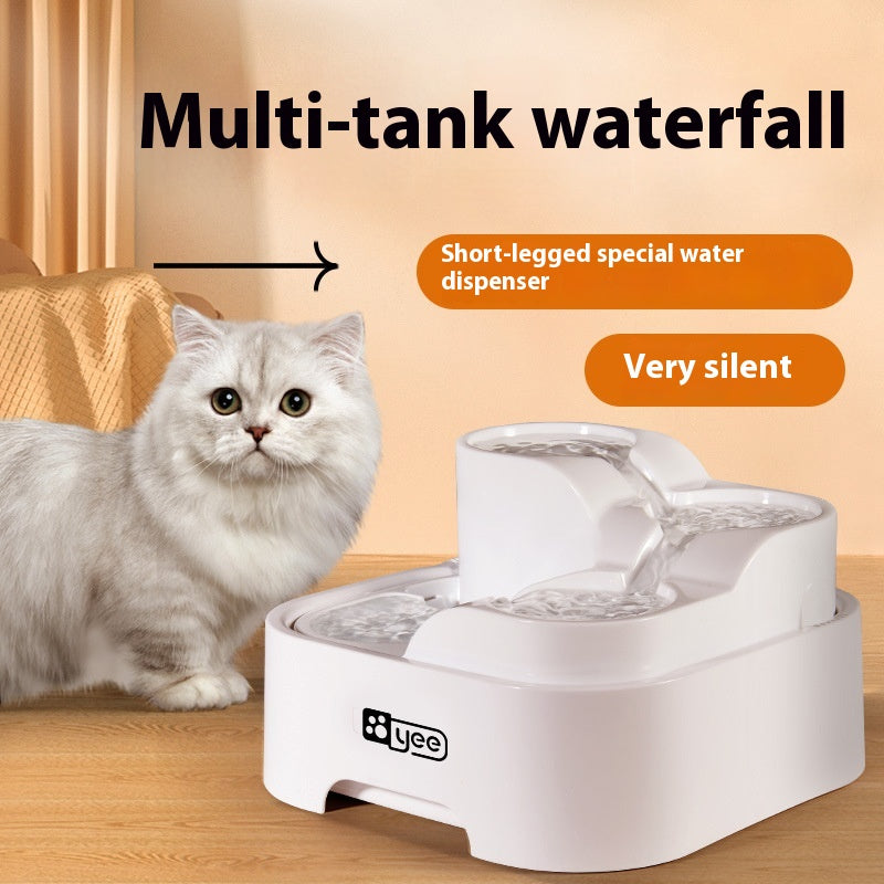 Live-Flow Cat Fountain Filter for Fresh Drinking Water