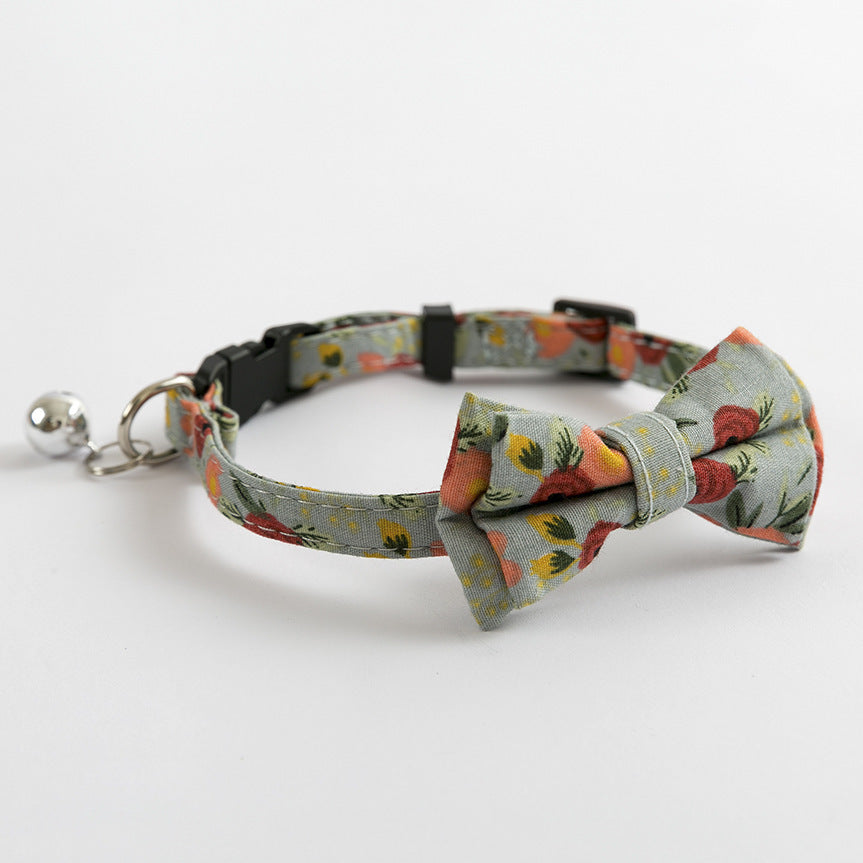 Safety Buckle Cat Collar with Bell – British Blue Style