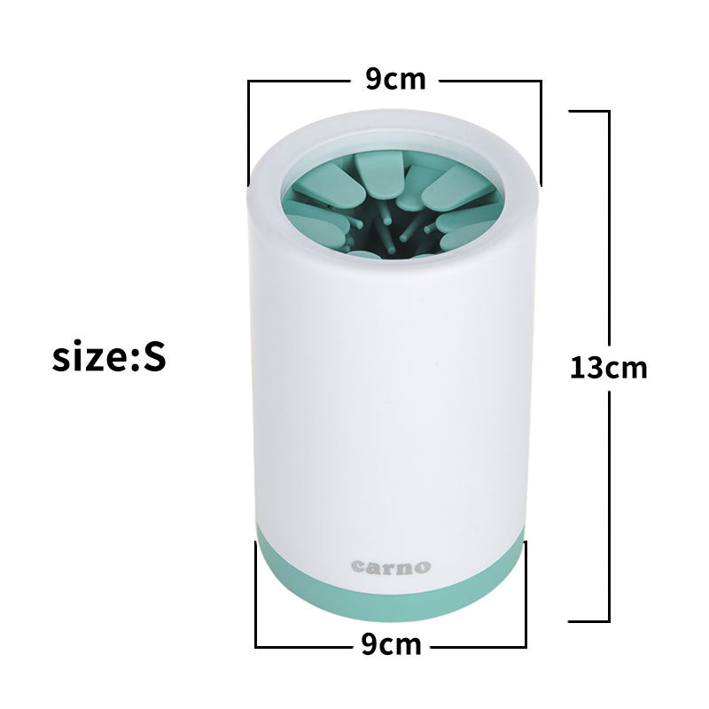 Easy-Clean Portable Paw Washer with Soft Silicone Comb