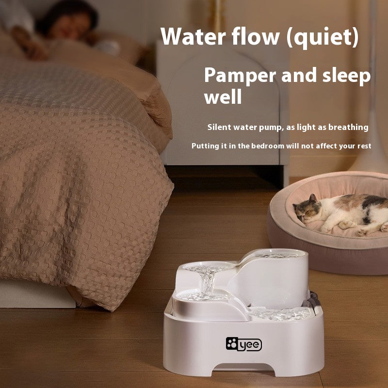 Live-Flow Cat Fountain Filter for Fresh Drinking Water