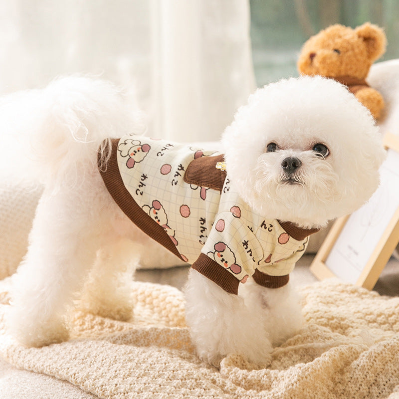 Warm Pocket Pet Sweater – Adorable Bear Home Style
