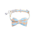 Christmas Plaid Bow Tie Collar for Small Dogs & Cats – Quick Release + Bell