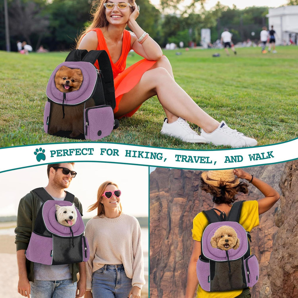Soft Travel Dog Backpack for Cozy Pet Carrying