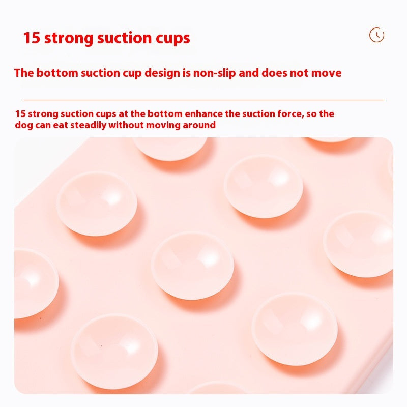 Pet Licking Mat With Suction—Perfect for Slow Feeding