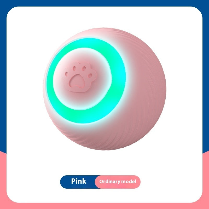 Smart Teasing Cat Ball – Rechargeable Rolling Play Toy