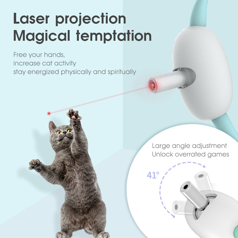 Smart Laser Cat Collar for Fun, Endless Playtime