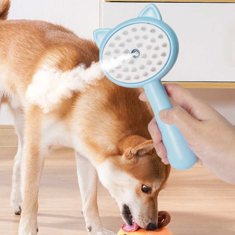 Rechargeable Mist Grooming Brush for Cats and Dogs